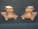 Antique C18/19thc Neoclassical Solid Bronze Matching Pair Of Inkwells - Mrkd - Hp Art Deco photo 9