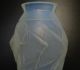 Art Deco Opalescent Glass Vase Signed Sabino Paris Vases photo 2