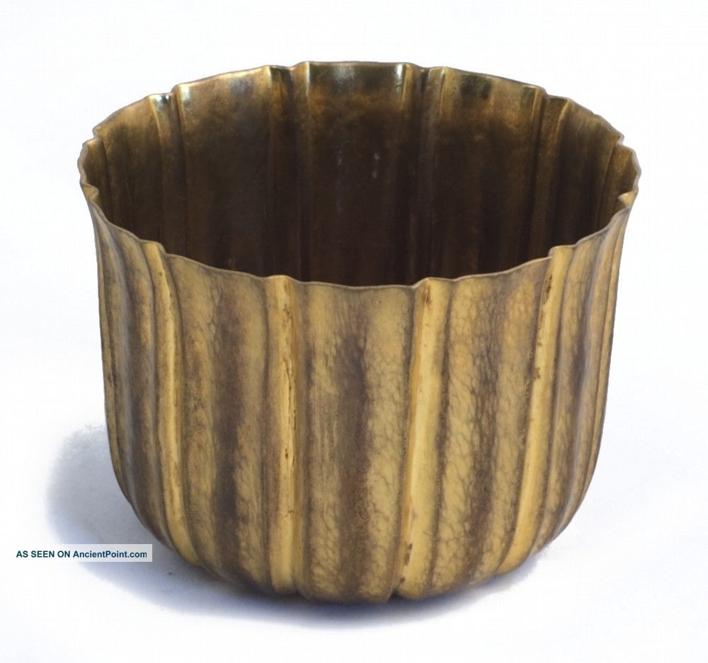 Gorgeous Brass Josef Hoffmann Ashtray 1928 Wiener Werkstatte Art Deco photo