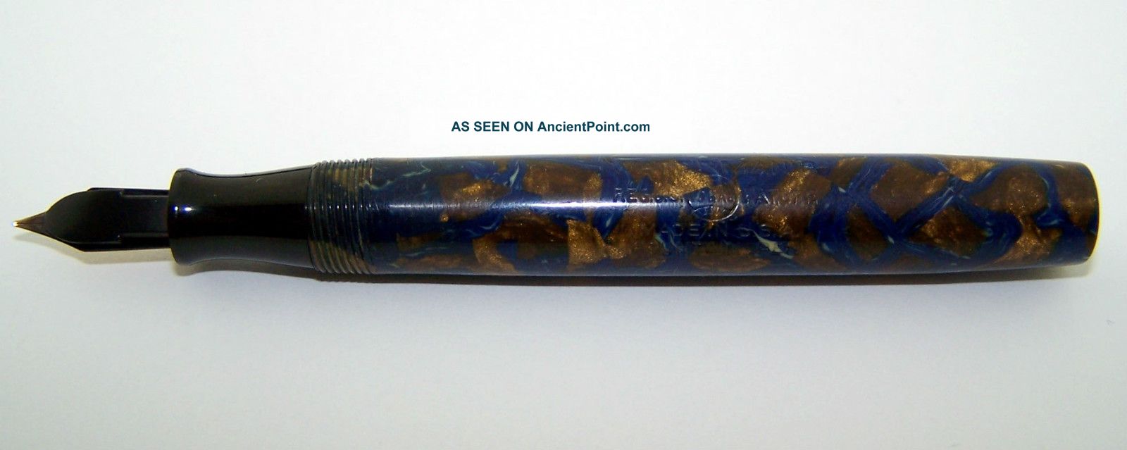  - gorgeous_rare_blue__gold_waterman_ideal_deluxe_lady_patricia_fountain_pen_wow_3_lgw