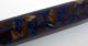 Gorgeous Rare Blue & Gold Waterman Ideal Deluxe Lady Patricia Fountain Pen Wow Art Deco photo 4
