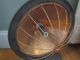 Vtg Art Deco Copper Space Heater Universal Swivel Base Wire Cage Fan Shape Works Art Deco photo 1