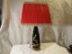 Art Deco Ceramic Glazed Table Lamp Refurbished Cord And Shade Art Deco photo 1