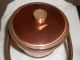 Vintage Atapco Copper Ice Bucket With Handle Excellent Cond 1950 ' S Collectible Art Deco photo 3