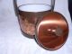 Vintage Atapco Copper Ice Bucket With Handle Excellent Cond 1950 ' S Collectible Art Deco photo 8