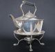 Victorian Antique Art Nouveau Silver Plated Spirit Kettle On Stand Glasgow 1900 Tea/Coffee Pots & Sets photo 1