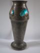Antique Arts & Crafts Movement / Art Nouveau Tudric Pewter Vase Art Nouveau photo 6