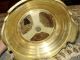 Vintage Art Nouveau Brass / Bronze Enamel Urn / Vase W/ Lid Antique Estate Metalware photo 4