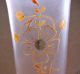 Jugendstil Art Nouveau Glass Vase Hand Painted Gold Designs Antique Art Nouveau photo 4