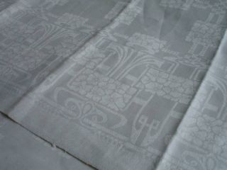 Linen Tablecloth Arts & Crafts / Art Nouveau Pattern photo