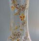 Antique Nouveau Glass Vase Gilt Hand Painted Rococo Floriform Austrian Or French Art Nouveau photo 1
