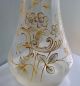 Antique Nouveau Glass Vase Gilt Hand Painted Rococo Floriform Austrian Or French Art Nouveau photo 2