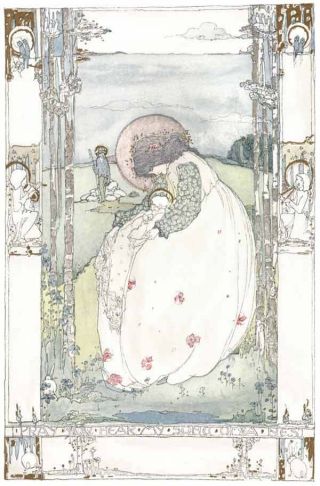 1914 Jessie King Art Nouveau Print Glasgow Girl Poster New Printing photo