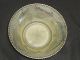 Antique Art Nouveau Frost Glass Bowl With Sterling Silver Overlay Bowls photo 2