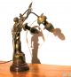 Antique Electic Lamp By A.  Ruchot,  Circa 1900 Lamps photo 6