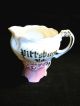 Antique Art Nouveau Porcelain Footed Embossed Pink Creamer Pittsburgh Pa Germany Art Nouveau photo 1