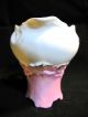 Antique Art Nouveau Porcelain Footed Embossed Pink Creamer Pittsburgh Pa Germany Art Nouveau photo 2