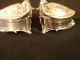 Pair Art Nouveau Silver Plated Jewelry Boxes Metalware photo 9