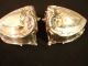 Pair Art Nouveau Silver Plated Jewelry Boxes Metalware photo 8