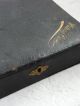 Antique - Edwardian - Leather Bound Writing Case With Orig Dip Pen - Circa 1910 Arts & Crafts Movement photo 3