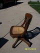 Antique Office Chair Circa 1914 - Mission Oak Slat Back Style 1900-1950 photo 1
