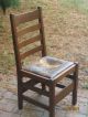 Authentic Gustav Stickley Side Chair 352 Signed Paper Label Arts & Crafts Movement photo 1