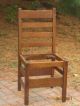 Authentic Gustav Stickley Side Chair 352 Signed Paper Label Arts & Crafts Movement photo 2