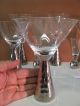 Mid Century Martini & Shot Glasses Bold Arts & Crafts Stl Silver Plate Base 12pc Arts & Crafts Movement photo 5