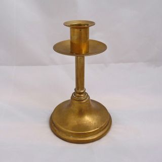 Arts & Crafts Brass Candlestick By William Tonks & Sons photo