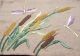 Stunning Arts & Crafts Embroidered Cattails & Dragon Flies Pillow Case Unused Arts & Crafts Movement photo 2