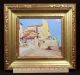 Antique Ernest David Roth Impressionist Oil Painting Castle Antibes France Arts & Crafts Movement photo 1