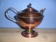 Arts & Crafts W.  A.  S.  Benson Copper Brass Teapot Arts & Crafts Movement photo 1