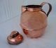 Outstanding And Rare Victorian Copper Table Jug By Richard Perry C.  1890 Arts & Crafts Movement photo 1