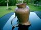 Hand Crafted Copper Pitcher With Patina Folk Art Vintage Item Arts & Crafts Movement photo 4