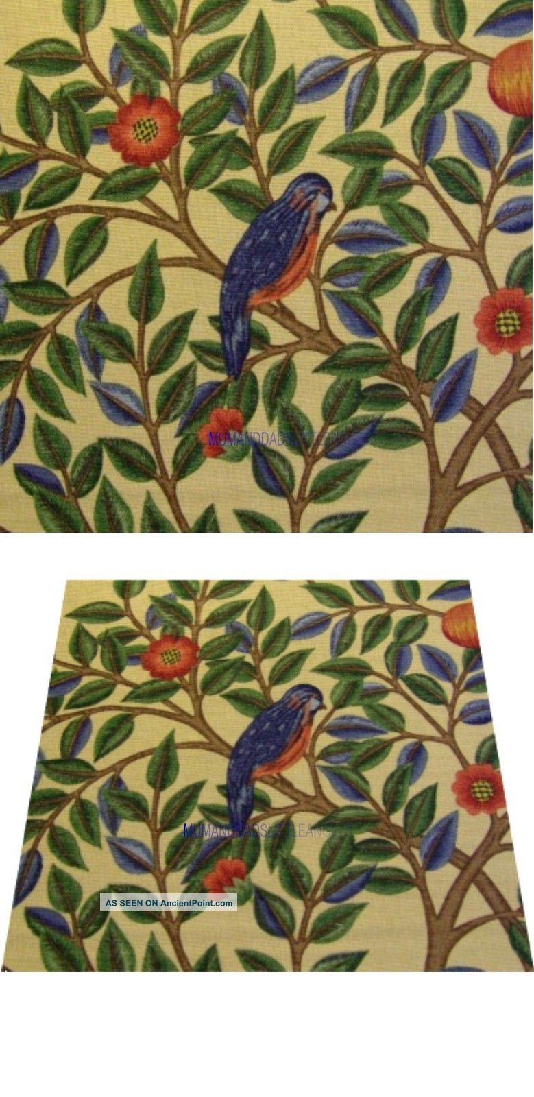 William Morris Kelmscott Tree Design Ceramic Tile Teapot Plant Stand Arts & Crafts Movement photo