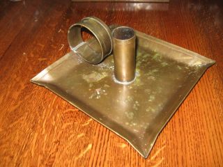 Brass Arts And Crafts Hand Crafted Candle Holder photo