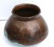 Antique Copper Arts & Crafts Hand Hammered Copper Vase,  6 