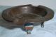 Arts & Crafts Mission Hand Crafted Hand Hammered Mini Copper Ashtray Rich Patina Arts & Crafts Movement photo 3