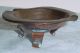 Arts & Crafts Mission Hand Crafted Hand Hammered Mini Copper Ashtray Rich Patina Arts & Crafts Movement photo 7