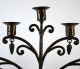 Arts And Crafts Hammered Wrought Iron Candelabra Arts & Crafts Movement photo 3