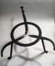 Stunnining Antique Arts And Crafts Mission Iron Metal Kettle Stand Fireplace Arts & Crafts Movement photo 3