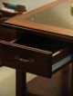 Pair Of Walnut & Mirror Arts & Crafts Style End Tables Arts & Crafts Movement photo 1