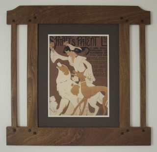Mission Style Art Nouveau Bungalow Greene & Greene Framed Print - Spratt ' S Patent photo