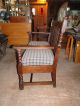 Arts And Craft Era Settee And Chair Set In Oak Arts & Crafts Movement photo 3