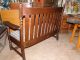 Arts And Craft Era Settee And Chair Set In Oak Arts & Crafts Movement photo 5