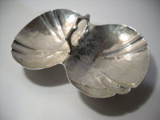 An Arts & Crafts Silver Nut / Bon - Bon Dish: London 1904 photo