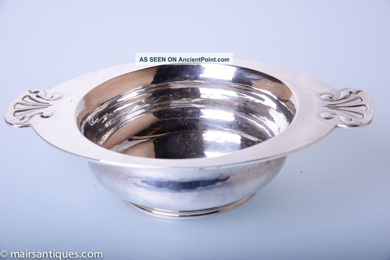 A Rare Early Liberty ' Cymric ' Solid Silver Bowl With Stylised Handles Arts & Crafts Movement photo