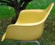 Eames Herman Miller Yellow Ochre Light Fiberglass Arm Shell Chair Midcentury Mid-Century Modernism photo 3