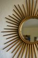 ✳ Vintage Sunburst Starburst Mirror Chaty Vallauris Modernist 1950s 1960s Retro Mid-Century Modernism photo 9