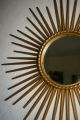 ✳ Vintage Sunburst Starburst Mirror Chaty Vallauris Modernist 1950s 1960s Retro Mid-Century Modernism photo 8